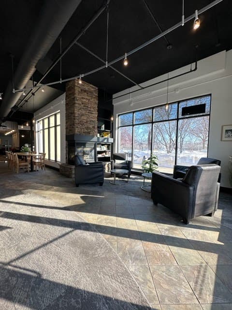 Light-filled corners at Loons Coffee